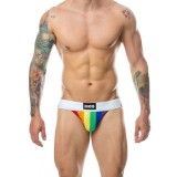 Cumpara ieftin Chilot Jockstrap MOB Pride Classic Jock 109 Barbati Marime S Lenjerie Erotica Bumbac Nylon Cauciuc