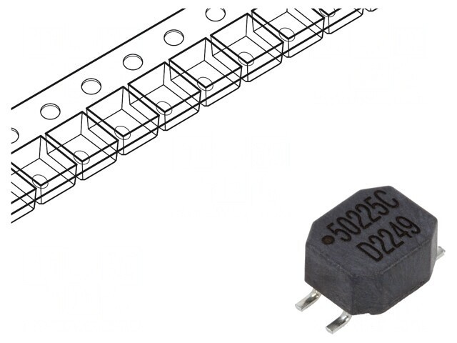 Inductor SMD 2200uH 500mA 7x5.9x3.6mm