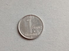 C50 - Moneda foarte veche - Belgia - 1 franc - 1996