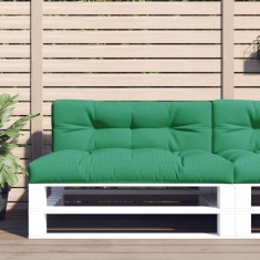vidaXL Pernă de paleți, verde, 120x40x12 cm, material textil 360628 foto
