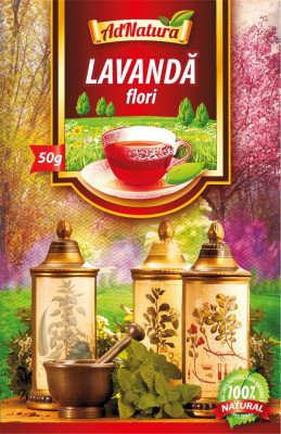 Ceai lavanda flori 50gr adserv foto