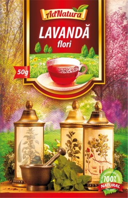 Ceai lavanda flori 50gr adserv foto