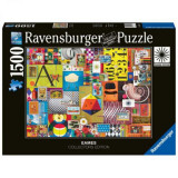 PUZZLE EAMES HOUSE OF CARDS, 1500 PIESE, Ravensburger