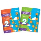 Pachet Pregatire pentru Evaluarea Nationala, clasa a II-a: 1. Limba si comunicare. Limba romana; 2. Matematica si explorarea mediului