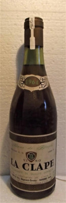 B 2 - VIN LA CLAPE, VIN D,DE Q, C.S,FRANCE, recoltare 1964 cl 75 gr 12 foto