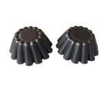 Cumpara ieftin Forma Savarine Metalica, Set 2 Cavitati, Gri, Diametru 10cm, Inaltime 4.5cm - Briose, Prajituri