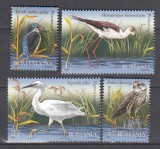 ROMANIA 2009 LP 1827 PASARI DIN DELTA DUNARII SERIE STARE MNH