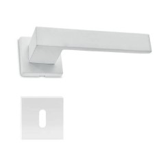 M&acirc;ner pentru uși de interior - M1010 - alb cu rozetă cheie