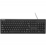 Tastatura cu fir Tellur Basic, USB, Negru