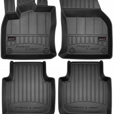 Set Covorase Auto Cauciuc Negro Seat Leon 4 KL1 2020→ Pro Line Tip Tavita 3D 3D409972