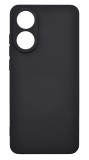Husa de protectie din silicon pentru OPPO A78 4G, SoftTouch, interior microfibra, Negru, Oem