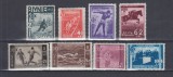 ROMANIA 1937 LP 119 U. F. S. R. SERIE SARNIERA