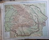 Romania, Europa, Asia, America, Africa, Australia loturi harti atlas interbelic