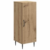 vidaXL Bufet Stejar Artizanal 33 x 34,5 x 89,5 cm Lemn prelucrat 894834