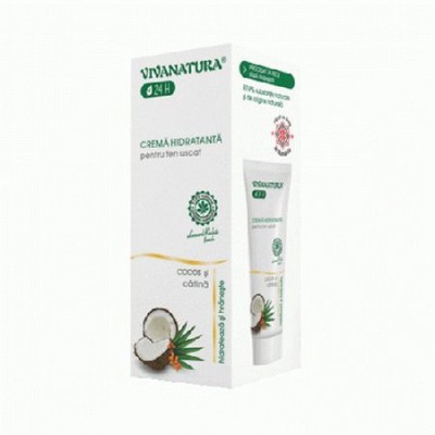 Crema Fata Hidratanta Ten Uscat Viva Natura 75ml foto