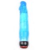 Vibrator Realistic Albastru 21.5cm, Texturat, Intensitate Reglabila, Material Jelly, Vibrator Vaginal