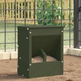 vidaXL Urmărire pentru iepuri Verde măsliniu 20 x 12,5 x 25 cm 874589
