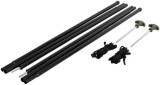 Kit Stalpi Usa Cort Trakker Gazebo &amp; Gazebo XL, Otel, Copertina Umbra + Franghii &amp; Cuie
