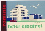 Romania RSR Fluturas publicitar hotel albatros Mamaia turism