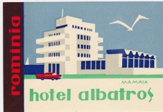 Romania RSR Fluturas publicitar hotel albatros Mamaia turism