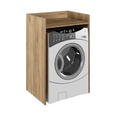 Dulap pentru masina de spalat, stejar artisan alb, Vojto 64x50x97,5 cm