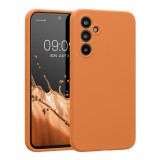 Husa Kwmobile pentru Samsung Galaxy A54 5G, Portocaliu, Silicon, KWM000018FQ052C, Carcasa