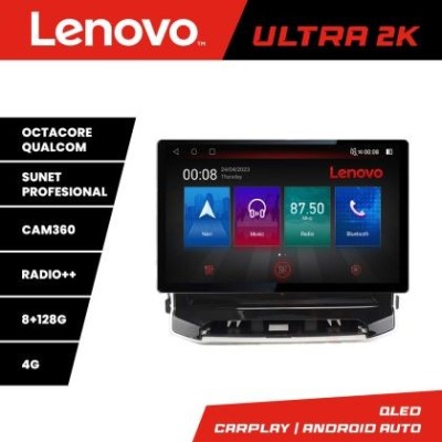 Navigatie Jeep Compass 2021- Qled 2K Octa Core 8+128 LTE 4G DSP Wifi 5Ghz HDMI android auto carplay radio gps internet kit-compass2021+ULTRA-2K-13-8+1 foto