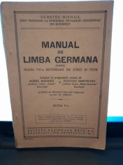 Manual de limba germana pentru clasa VII-a secundara de baieti si fete - Demetru Michail editia a V-a foto