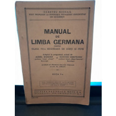 Manual de limba germana pentru clasa VII-a secundara de baieti si fete - Demetru Michail editia a V-a