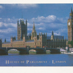 FS1 - Carte Postala - MAREA BRITANIE - Londra, house of Parliament, necirculata