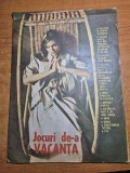 revista jocuri de-a vacanta - iunie 1989 - tudor musatescu, retragerea lui victor piturca