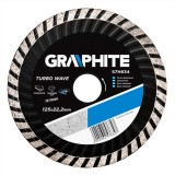 Disc diamantat pentru zidarie 125mm/22,2mm TURBO WAVE GRAPHITE 57H634 HardWork ToolsRange