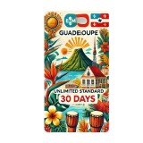 ESIM Guadeloupe, Unlimited Standard, 30 Days