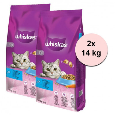 WHISKAS cu ton 2 x 14 kg foto