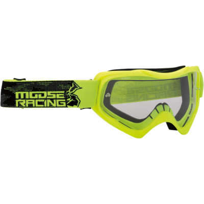 Ochelari atv/cross Moose Racing Qualifier Agroid culoare Negru/Verde Cod Produs: MX_NEW 26012656PE foto