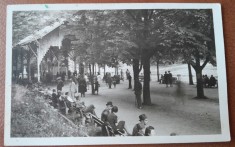 Carte postala, Baile Caciulata-Valcea, Pavilionul si Izvorul de apa minerala,1943
