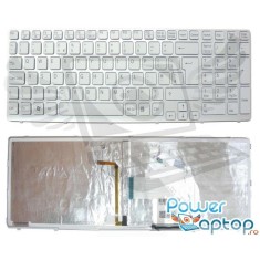 Tastatura Sony Alba Vaio SVE1511P1E iluminata backlit, Vaio SVE1511P1EW iluminata backlit, Vaio SVE1511Q1E