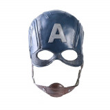 Masca Captain America din silicon, albastru, 6+
