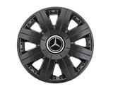 Cumpara ieftin Set 4 capace roti Cosmos Negru R15, pentru gama auto Mercedes, Autohelix MSA
