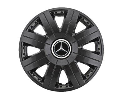 Set 4 capace roti Cosmos Negru R15, pentru gama auto Mercedes foto