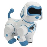 Robot cu sunete, lumini si miscari robotizate, functioneaza cu baterii, inaltime 20 cm, 3 ani+