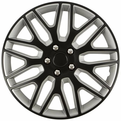 Set capace roti auto Cridem Dakar NC 4buc - Negru/Argintiu - 14&amp;#039;&amp;#039; - Resigilat Garage AutoRide foto