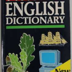 THE OXFORD - DUDEN PICTORIAL ENGLISH DICTIONARY , NEW EDITION , 1995 , PREZINTA PETE , URME DE UZURA SI SUBLINIERI