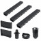 vidaXL Canale de drenaj, 3 buc, plastic, 3 m 142878