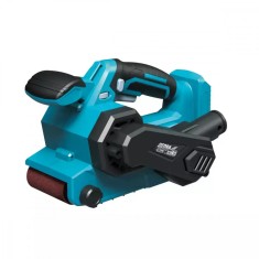 Masina de slefuit cu banda abraziva, 18V Li-ion (acumulator neinclus), 76x457 mm, SAS+ALL, Dedra