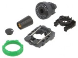 Comutator Rotativ Negru 22mm
