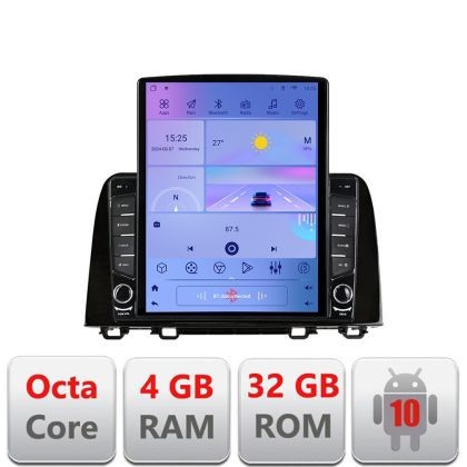 Navigatie Honda CRV 2016-2022 G-CRV19 ecran tip TESLA 9.7&quot; cu Android Radio Bluetooth Internet GPS WIFI 4+32GB DSP 4G CarStore Technology