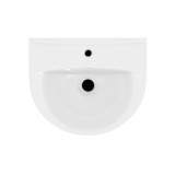 Lavoar suspendat Kadda Keops R04-063, alb, rotunjit, 55 cm