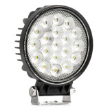 Proiector LED AWL65 AMiO 57W 6500K 10000lm 9-36V 12V 24V, proiector Flood 110x110x40 mm, IP67, E9 ECER10 pentru off-road, constructii si agricultura