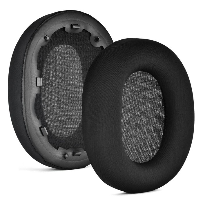 Set 2 bureti TXE pentru casti Sony INZONE H9 / H7 / WH-G900N, Over-Ear, Negru, Spuma cu memorie, Plasa